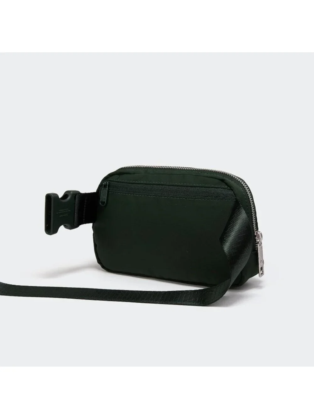 Men's Legacy Green Crossbody Belt Bag Wide Zipper Adjustable Strap 3-Pockets